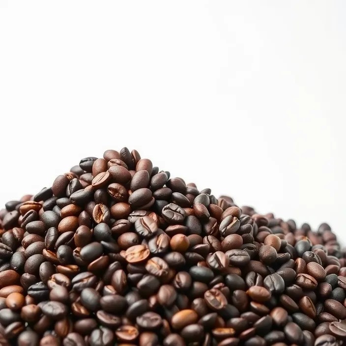 Colombian coffee beans, medium dark roast