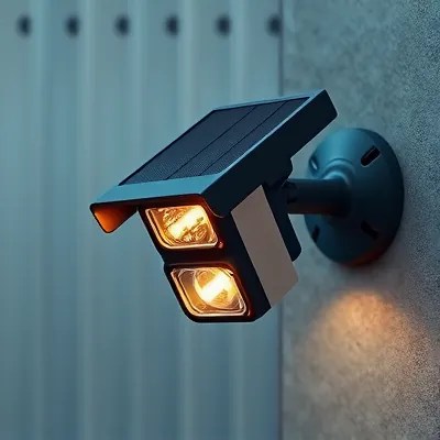 Solar wall mounted lights