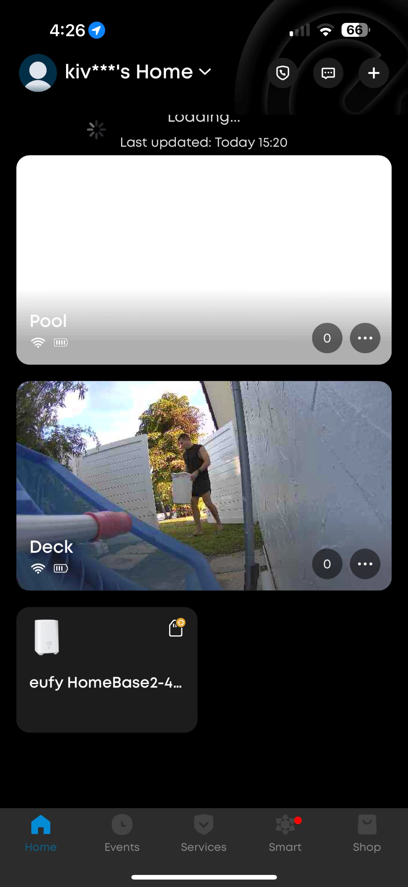 eufy app cameras preview home