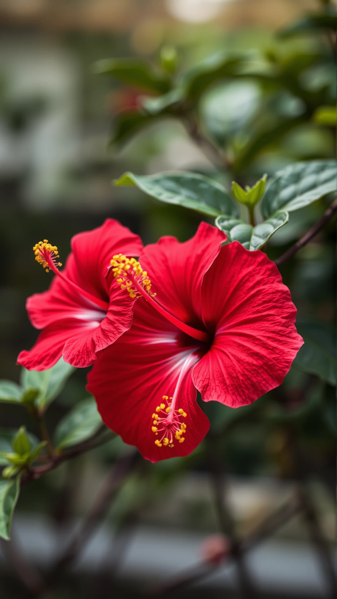 Red Organic Hibiscus Flower