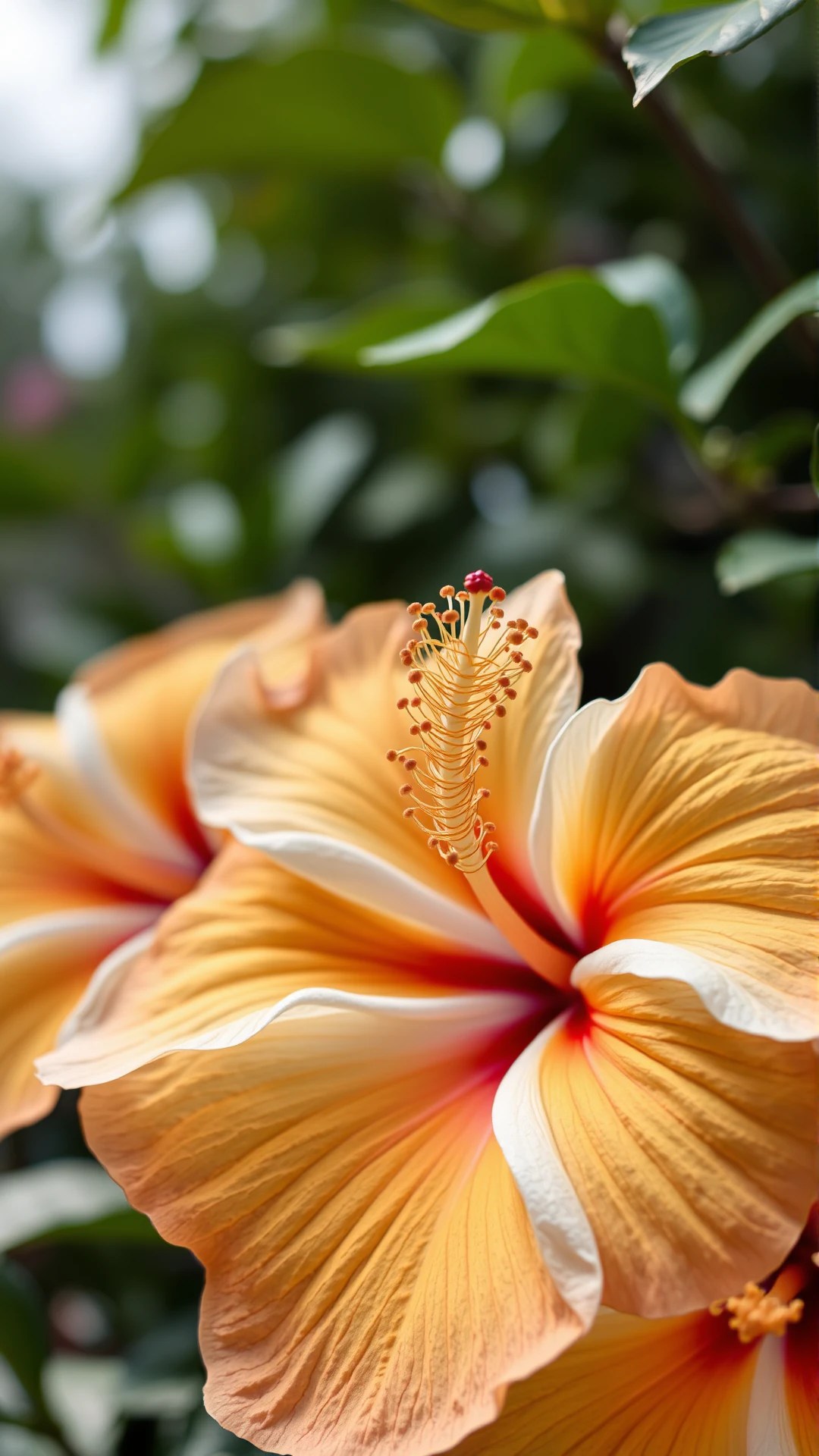 Yellow Organic Hibiscus Flower