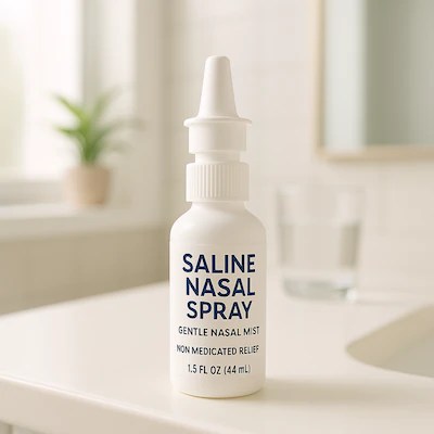 Amazon Basic Care Premium Saline Nasal Moisturizing Spray