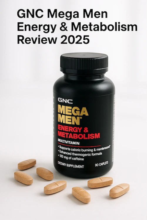 GNC Mega Men Energy & Metabolism Dietary Supplement Capsule