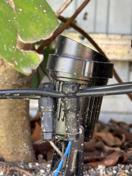 Wirefy’s 12/2 Low Voltage Landscape Wire Installed after 5 month