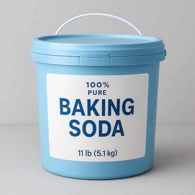 .1Gallon (11lb) Baking Soda Powder Bulk, Premium Sodium Bicarbonate Powder, 100% Pure, Used for Bread, Cookies and Other Baked Goods, Also Can Clean and Deodorize